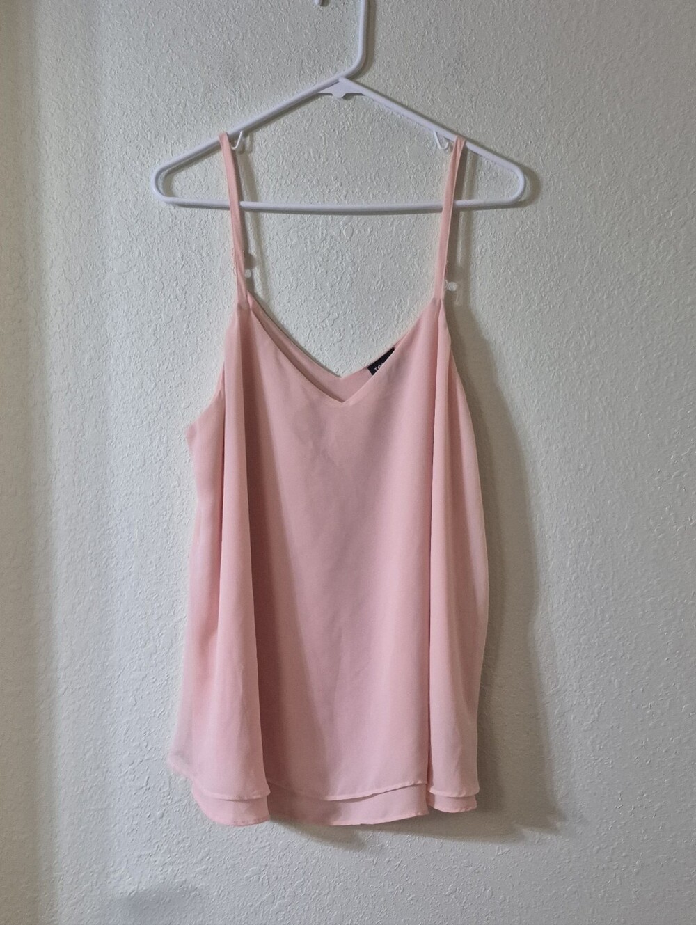 torrid Pale Pink V-Neck Spaghetti Strap Cami